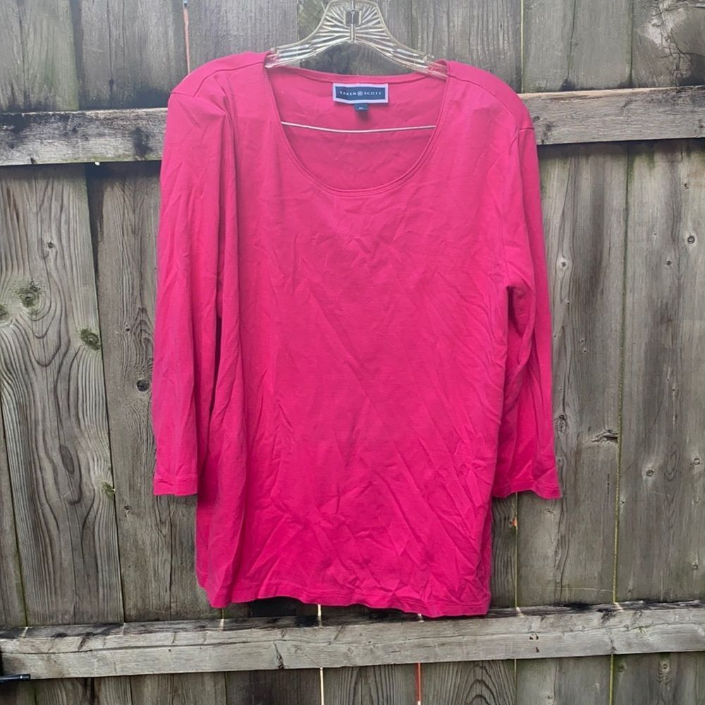 Karen Scott long sleeve top sz. XL